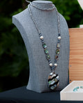 Abalone | Pearl Pendant Necklace