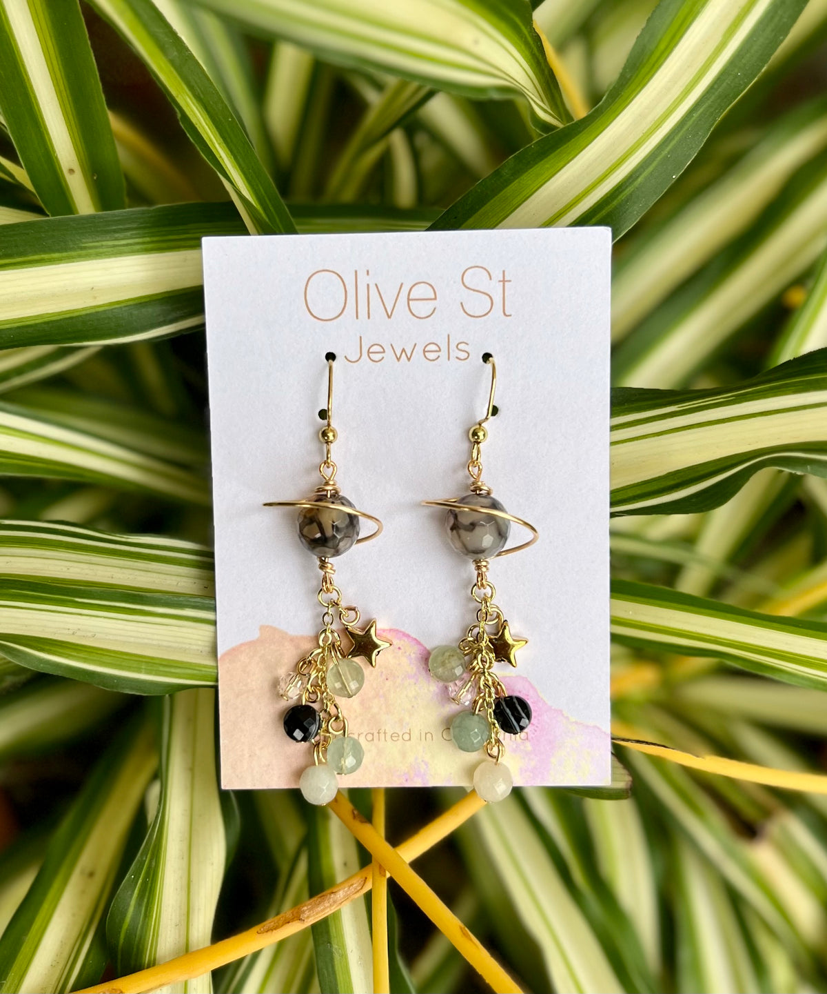 Planetary Drop Earrings