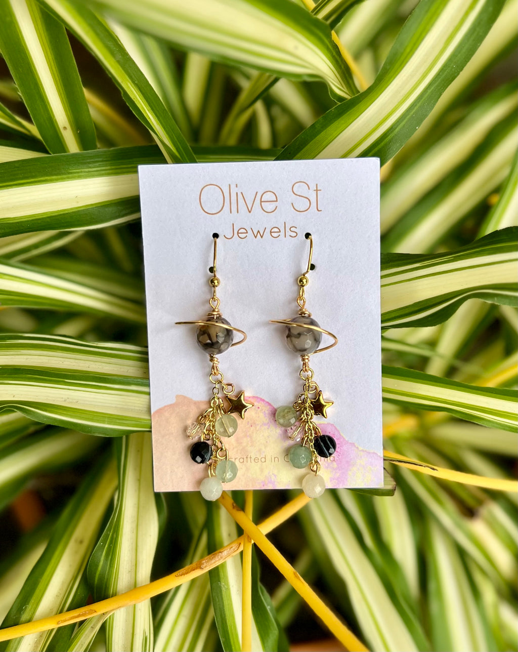 Planetary Drop Earrings